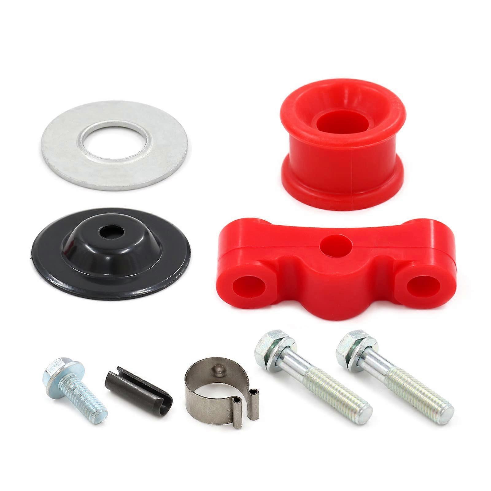 Red Shift Linkage Bushings Kit With Pin, C-Clip Bolt Replacement For Acura Integra, Honda Civic/CRX With B Series Swap