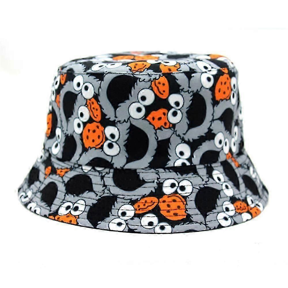 Sesame Street Bucket Hat for Adults - UV Protection Foldable Summer Beach Hat
