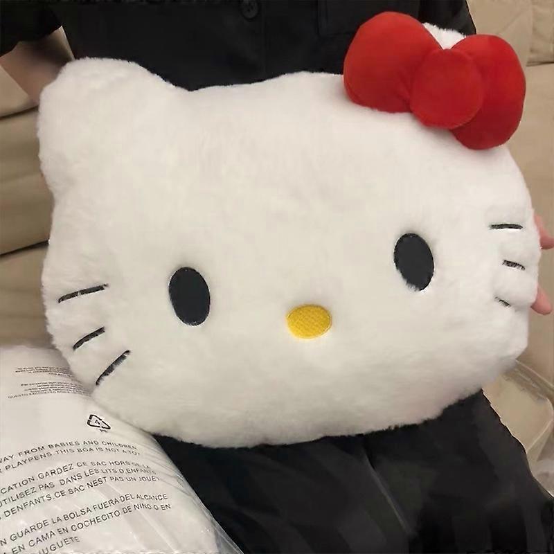 Cute Cat Head Plush Pillow Sofa Bed Head Cushion Car Cushion Pillow