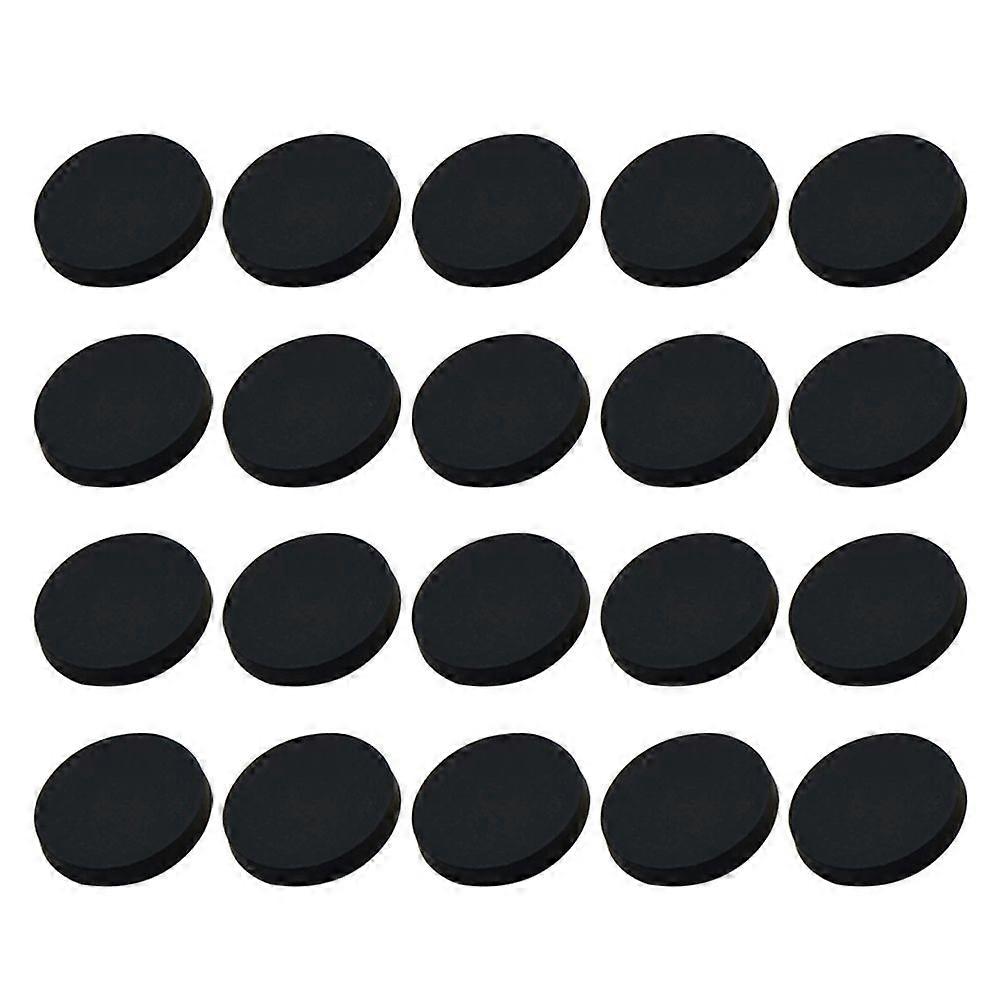 30pcs Metal Coat Buttons Coat Flat Buttons Coat Sewing Buttons Costume Decorative Buttons (Black 20mm)