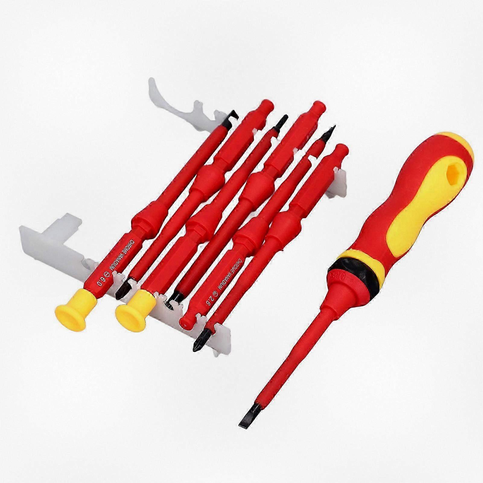 Multi-Purpose Alloy Steel Screwdriver Set with 7 Bits Ideal for Electronics Repair and Suitable for Various Brands