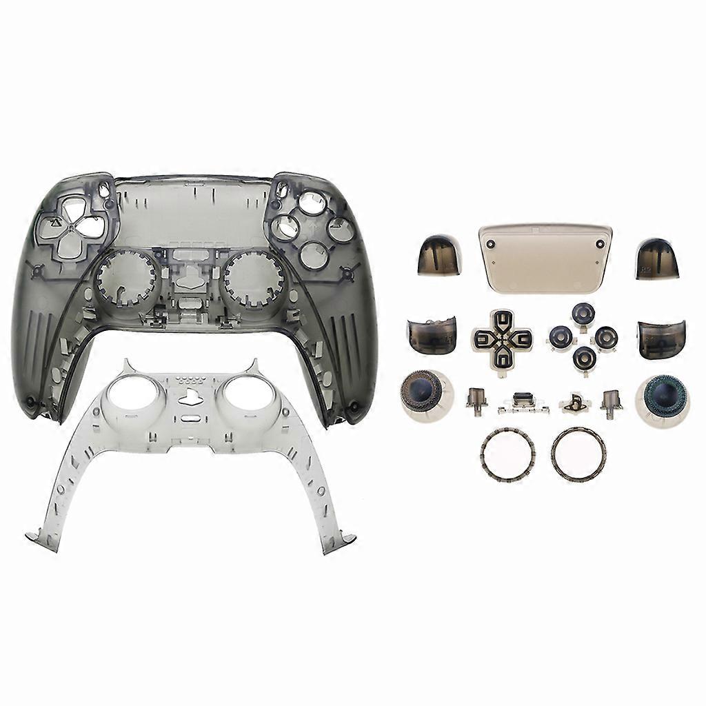 Decorative Trim for Shell for  Controller, DIY Replacement Clip for Shell, Custom Plates Cover  Transparent Black