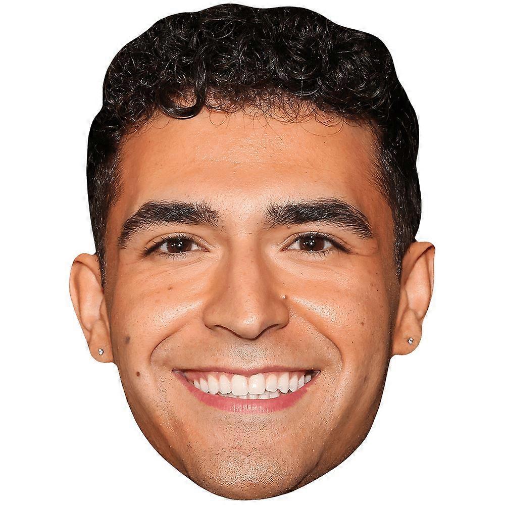 Ezra Sosa (Smile) Celebrity Mask, Flat Card Face