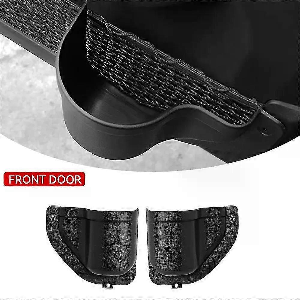 Front Rear Door Storage Box Tray For Jeep Wrangler Jl Jlu 4xe Rubicon Sports Gladiator Jt 2018-2023 Stowing Tidying Accessories