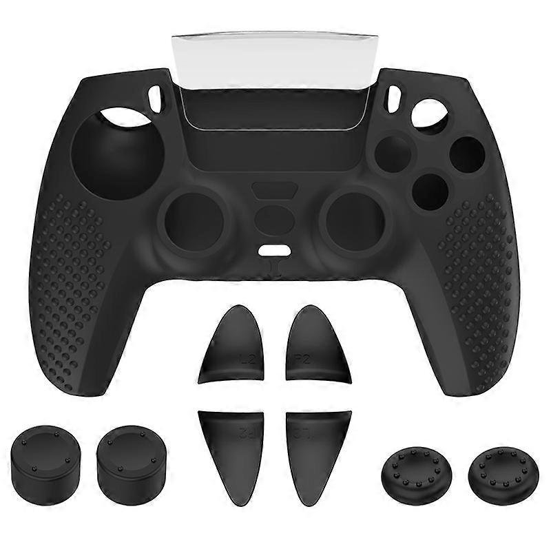 For PS5 Game Controller Joystick Cap Silicone Protective Cover Kit Dustproof Case