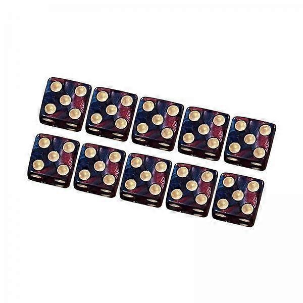 Set of 6 D6 Acrylic Dice in 16mm for Tabletop Games