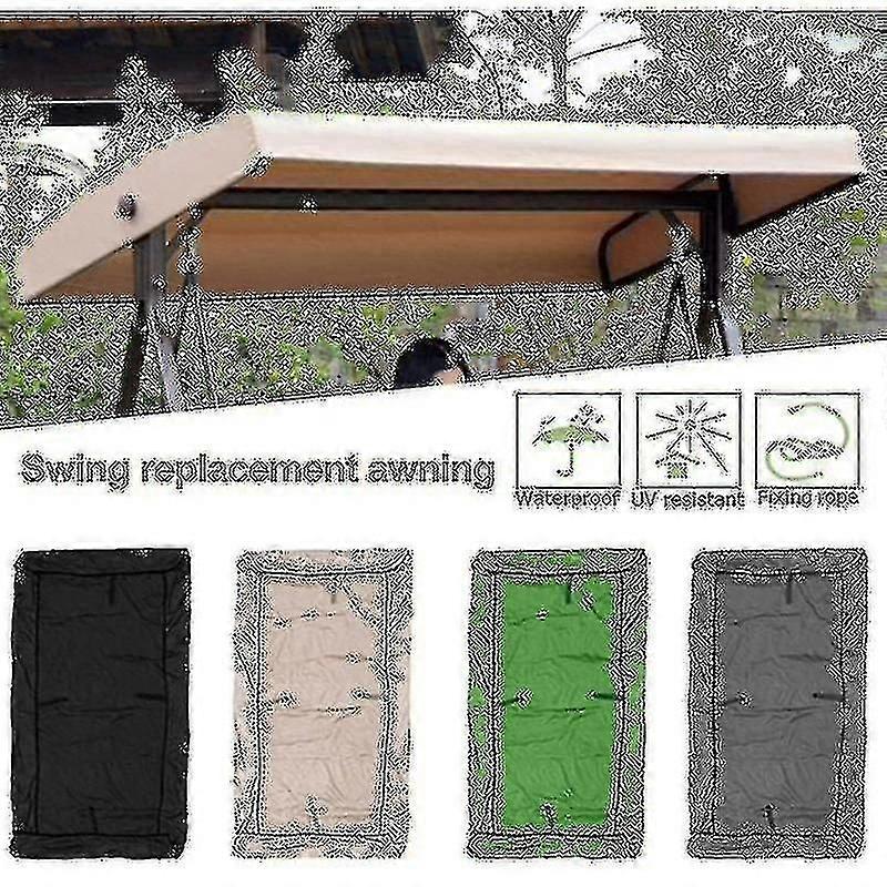 Replacement Roof Garden Swing Universal Swing Roof Porch Swing Bench Garden Lounger 2-3 Seater 191 X