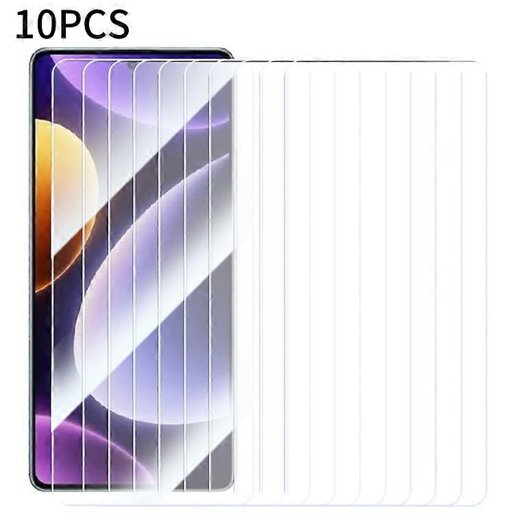 Xiaomi Poco F6 Pro 5G / K70 5G / K70 Pro 5Gスクリーンプロテクター2.5D HDクリアハイアルミニウムシリコングラに対応したRURIHAI 10個