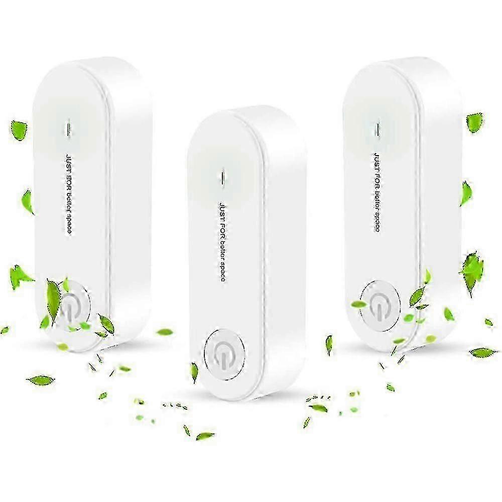 2025 3Pcs Plug-in Air Purifier, Mini Portable Air Purifier, Ion Generator Air Purifier Suitable for Pet