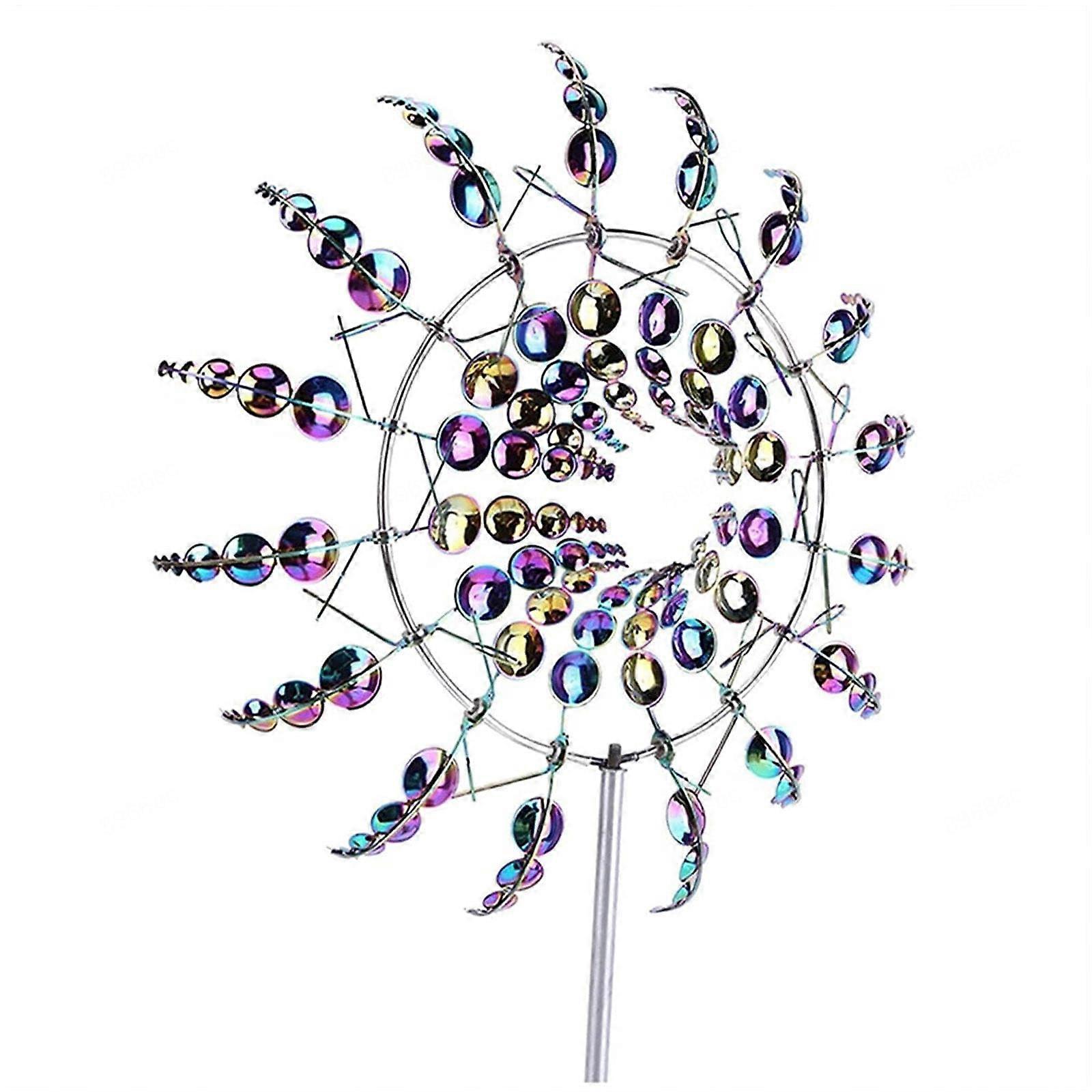 Wind Chimes Outdoor Metal Garden Decor For Patio And Garden, Wind Catcher, Soothing Tones Colorful
