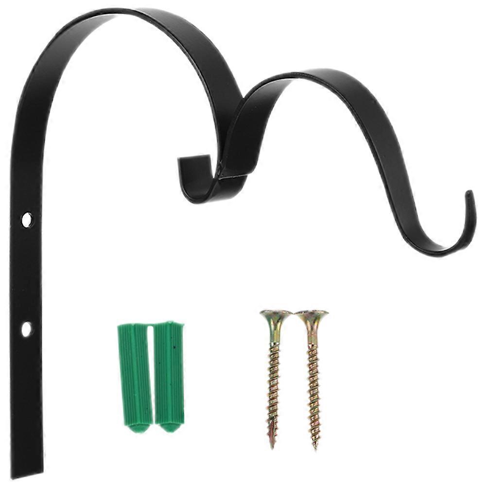 Metal Flower Hook Wall Mounted Flowerpot Bracket Hanging For Garden 1Pack