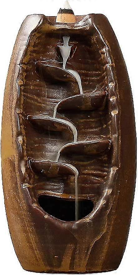 Backflow Incense Holder, Waterfall Incense Burner, Ceramic Waterfall Incense Holder, Aromatherapy