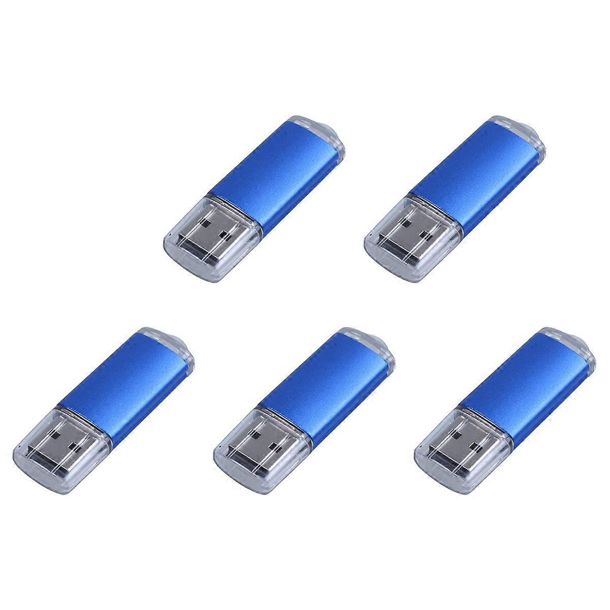 5X 256 MB USB 2.0 Flash U Disk Blue