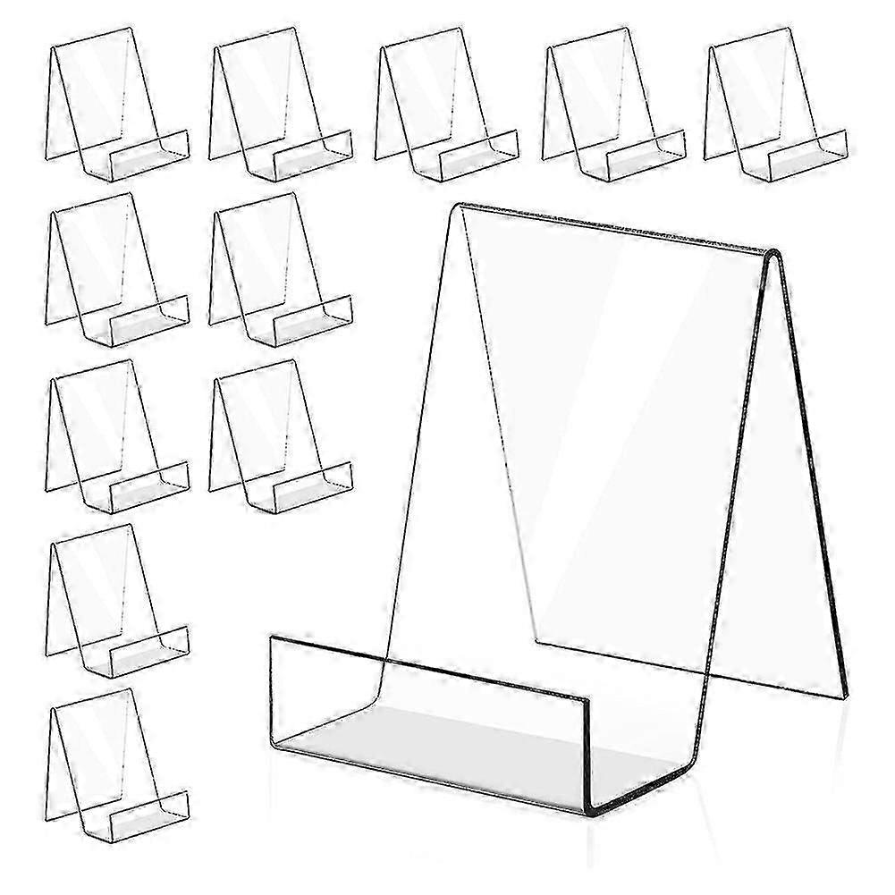 Acrylic Bookshelf Clear Acrylic Display Stand For Displaying Picture Albums, Books, Cds, Etc. (12 )-YGWL