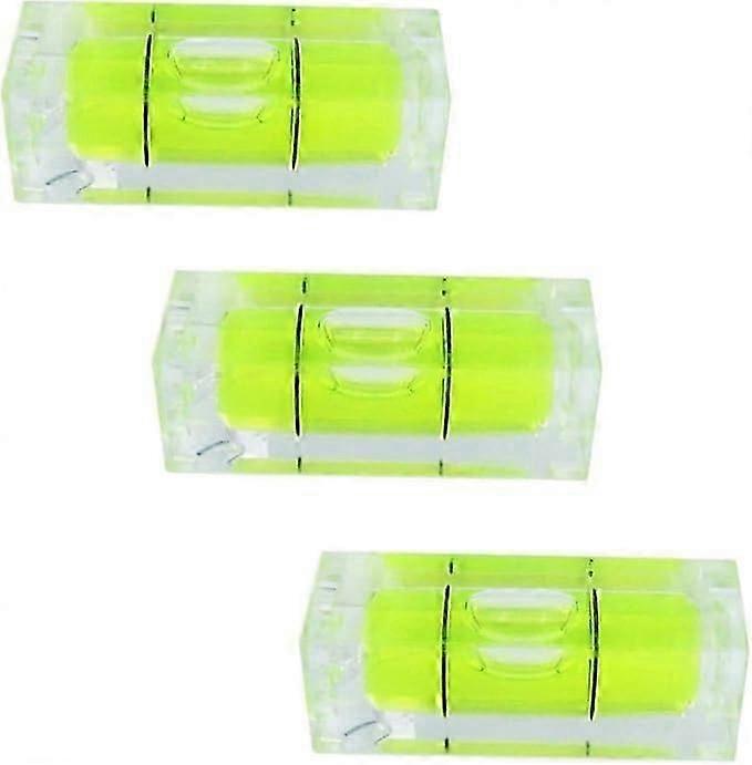 Mini boblenivå x 3 firkant 29 mm
