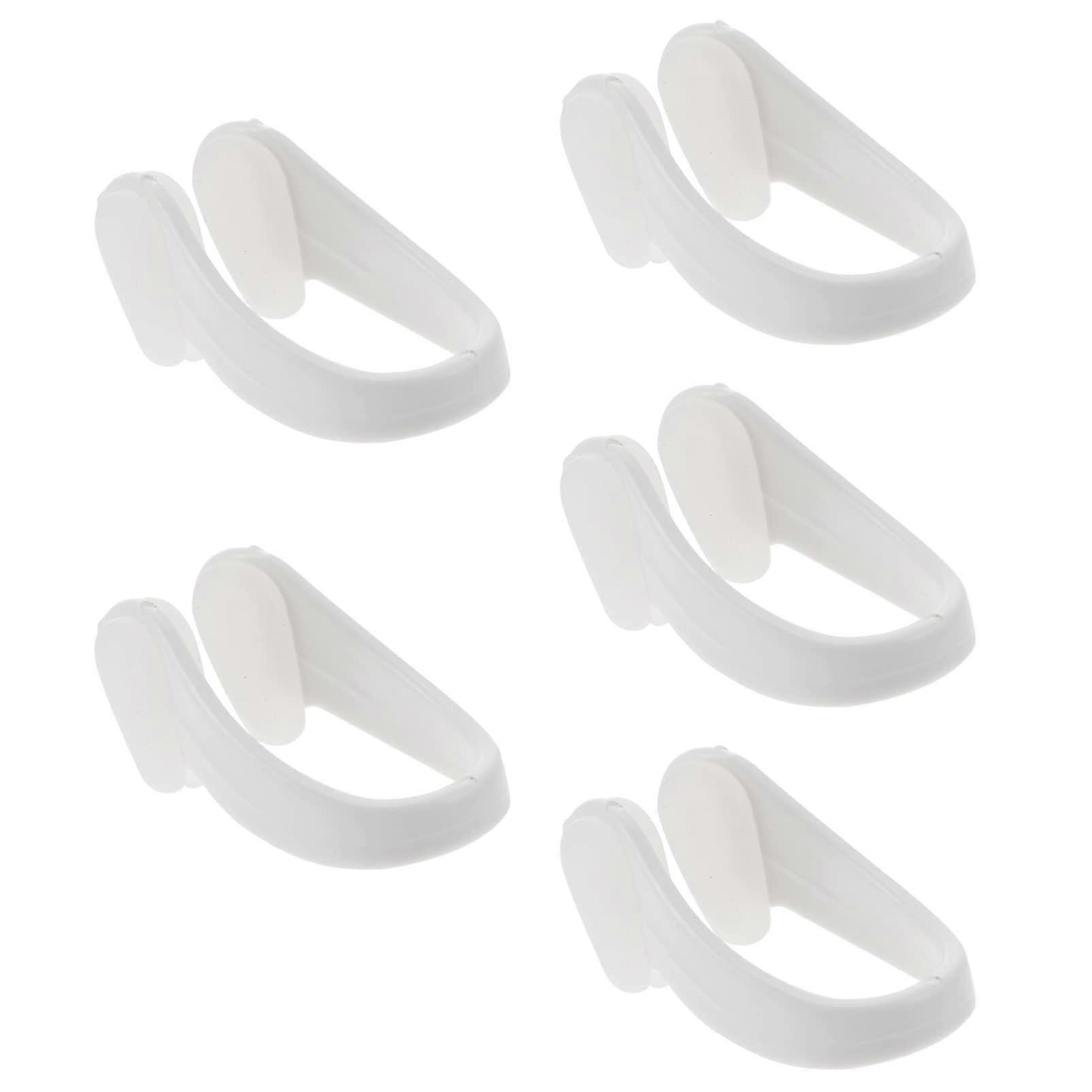 Silicone Nose Clip Pack of 5 for Swimming and Diving, Nose Protection for Adults and Kids, Blue Color, Comfortable Fit