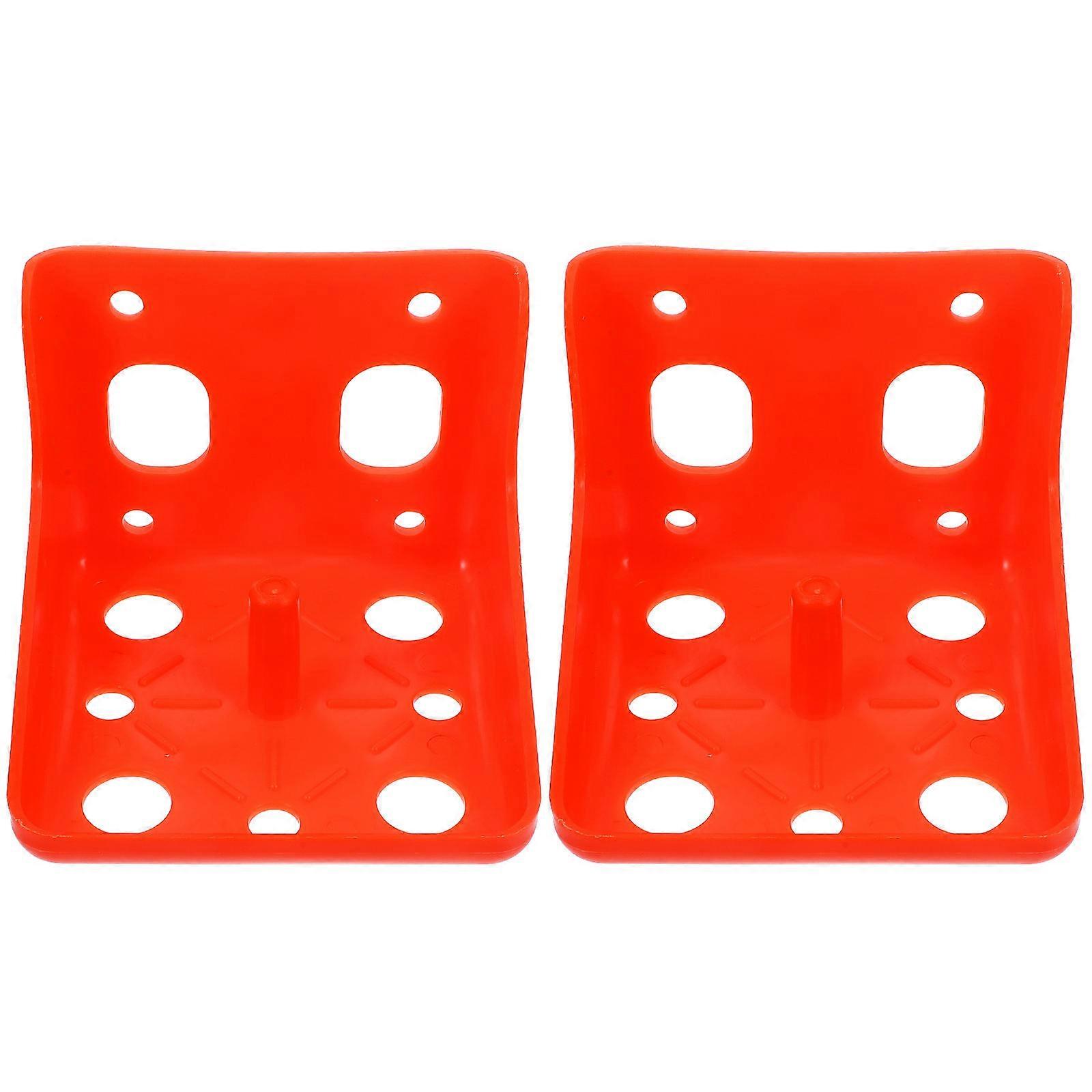 Large Capacity Goat Feeder Salt Block Feeding Box Cattle Sheep 16.50X16.50X14.00CM Easy to Assemble and Mount 2Pcs