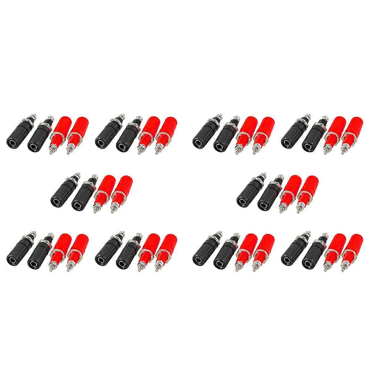 4Pcs Metal 4mm Female Banana Socket 7mm Thread Binding Post Terminals