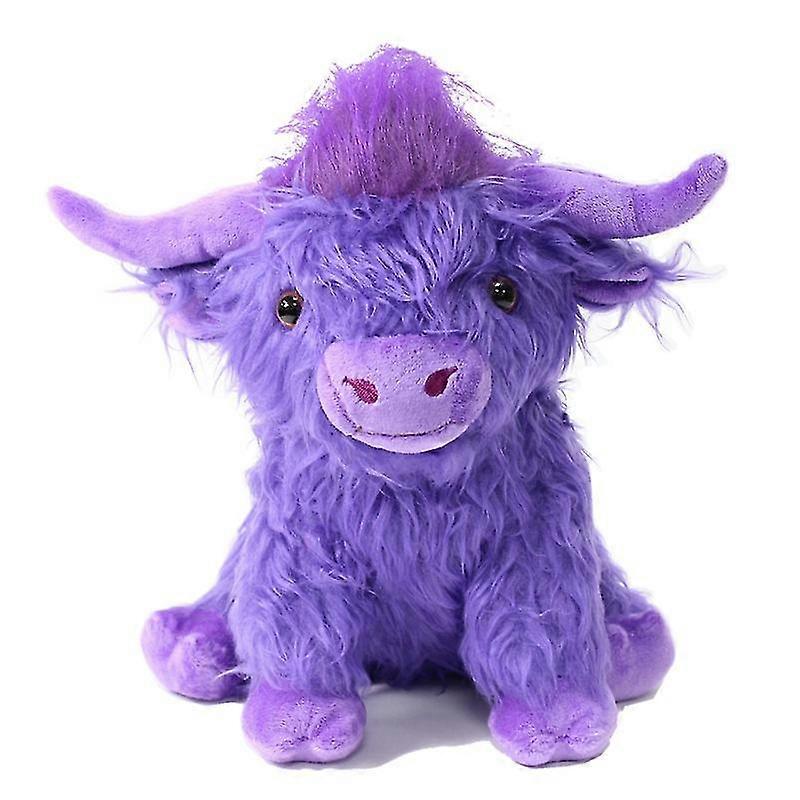 Highland Cow Scottish Highland Cattle Plush Doll Simulation Yak Doll