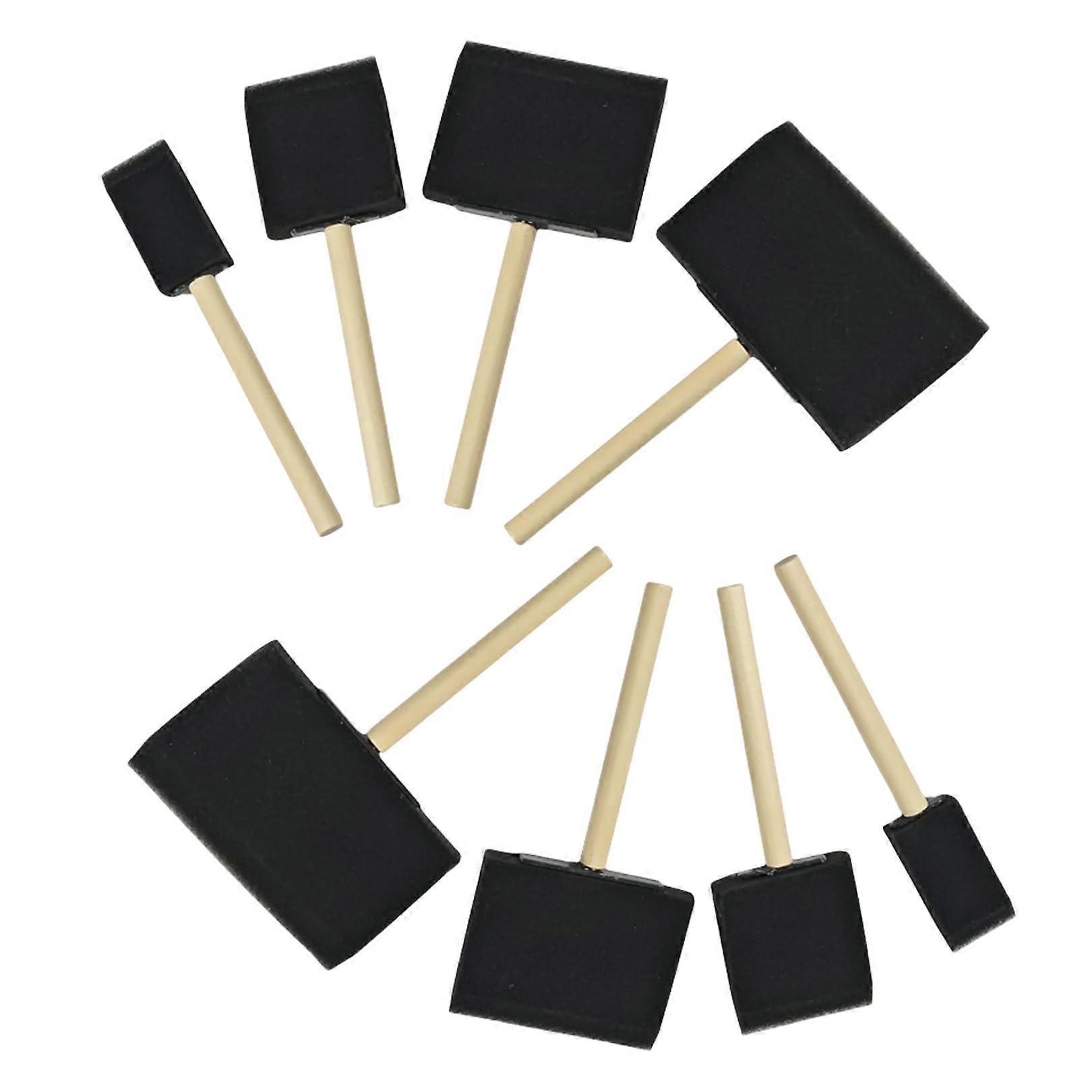Pack of 8 sponge brushes for painting, DIY craft projects
