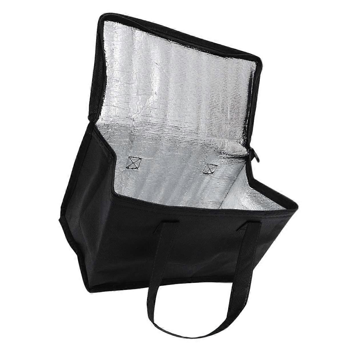 Insulated Food Bag With Zipper For Picnic And Camping Durable Reusable Lunch Cooler Keeps Food Fresh