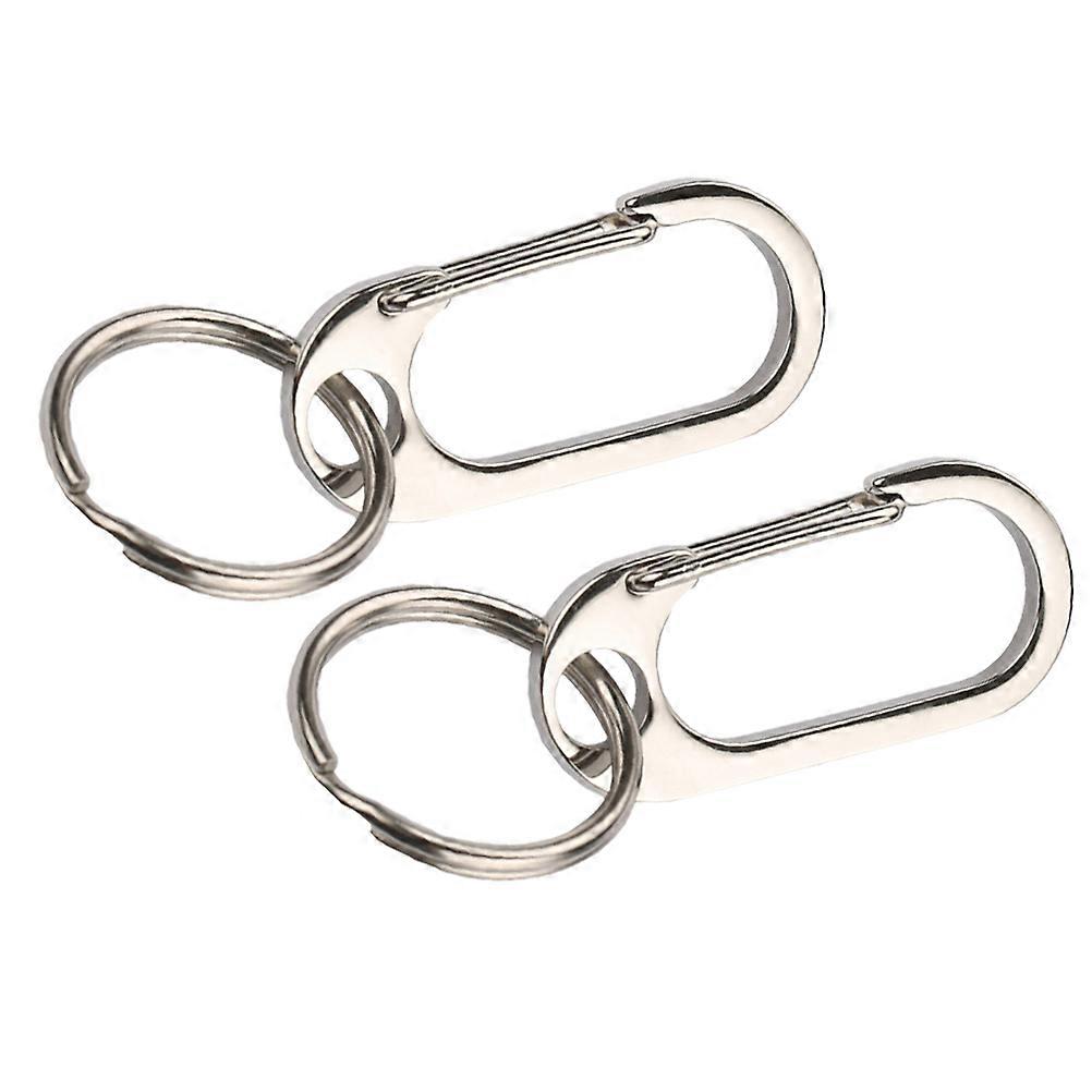 2pcs Practical Key Chain Sturdy Waist Hanging Key Holder Durable Car Keychain