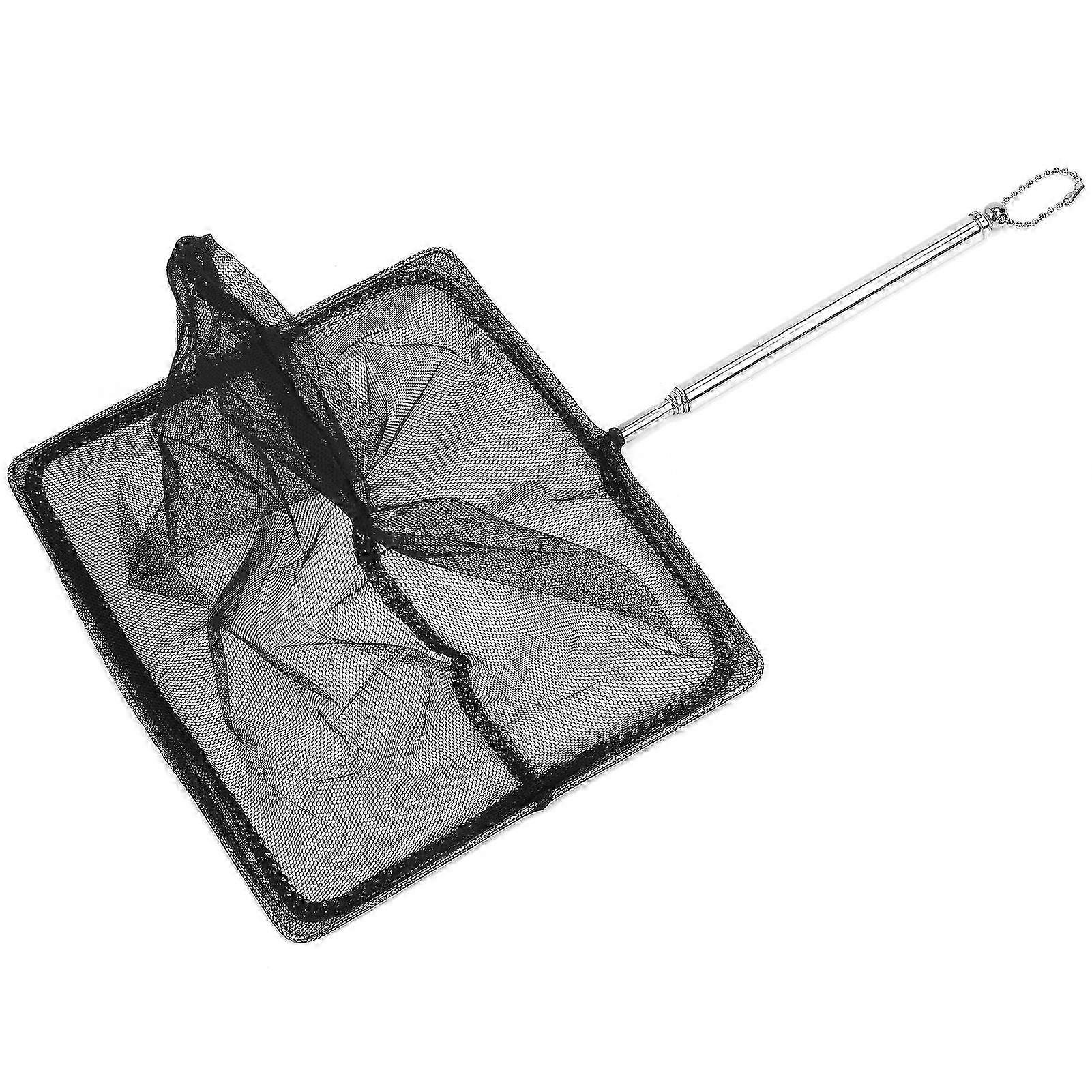 Telescopic Landing Net with Extendable Stainless Steel Pole Handle for Tanks and Lakes Fishing
