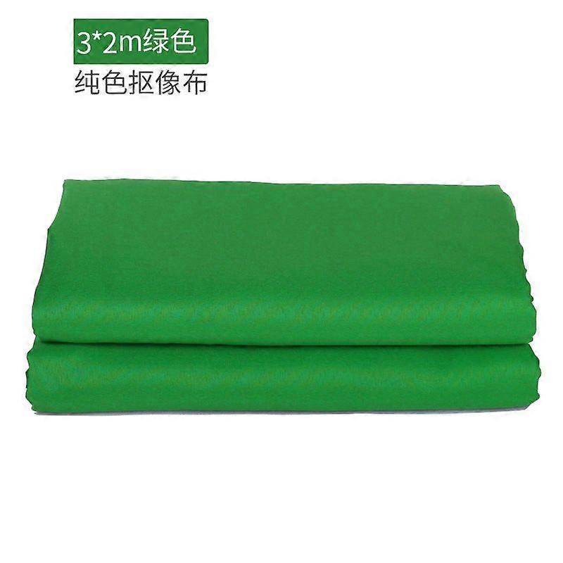 Green Screen Backdrop for Photography: 9.84x6.56ft Background Sheet for Video Recording Live Streaming Photoshoot Wrinkle-Resistant Fabric