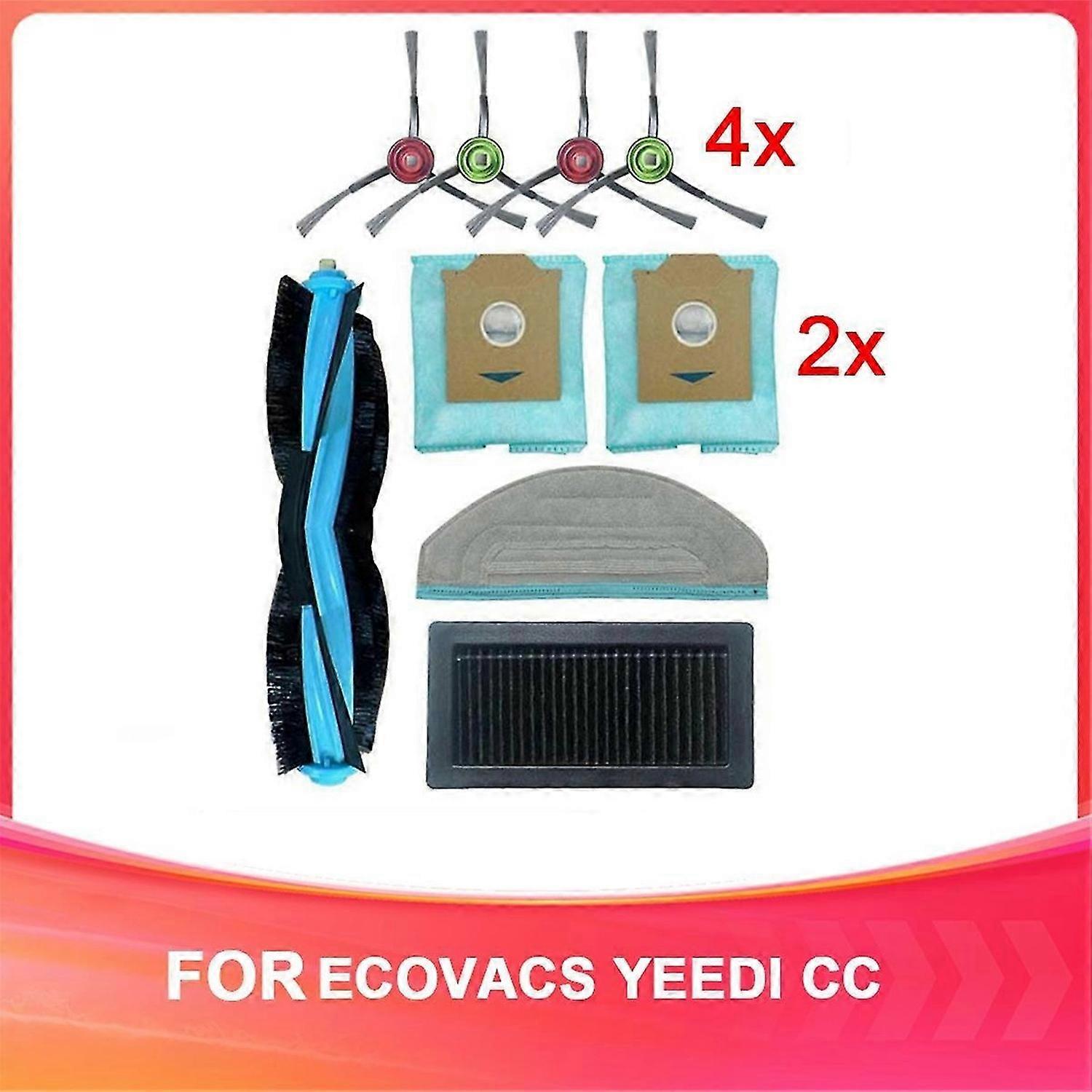 For ECOVACS YEEDI CC Replacement Consumables Sweeper Consumables..