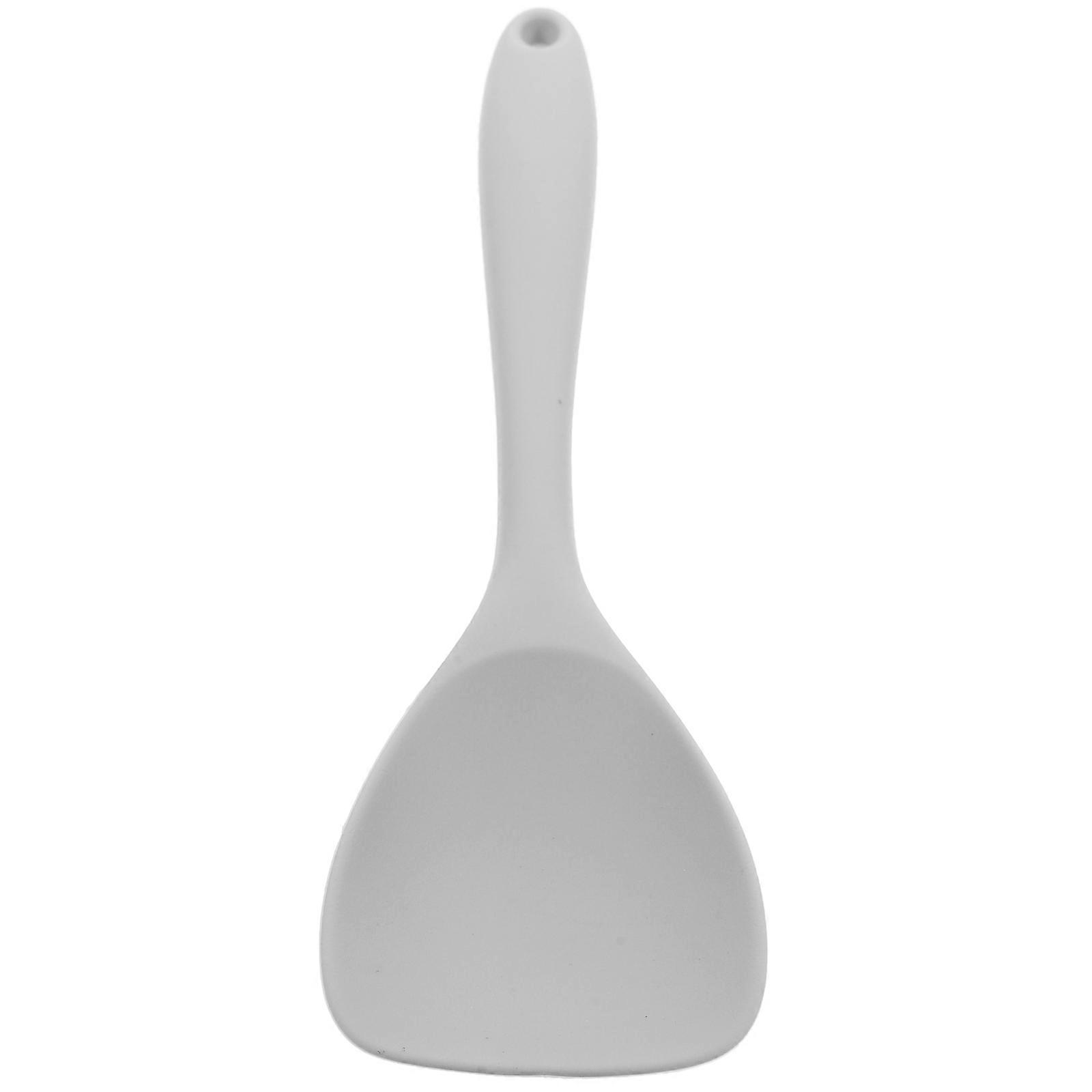 Non-stick Kitchen Spatula Silicone Flipper For Pancakes Multi-functional Professional Chef Grey 11.4X2.2X0.4in 1Pack