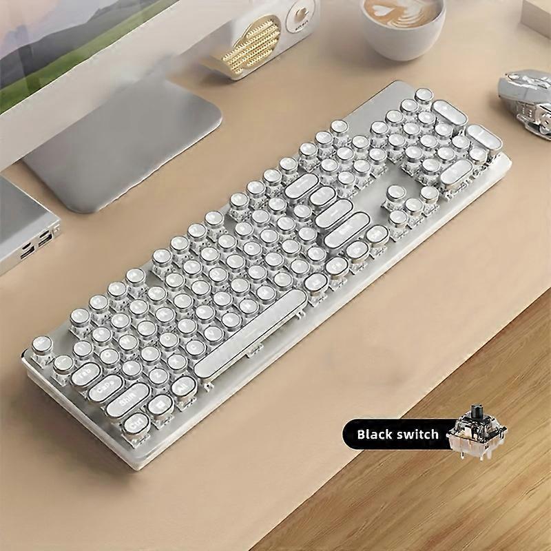 EWEADN TK950 Bluetooth-compatible Wired 2.4G Wireless Rechargeable Keyboard Computer Mechanical Keyb