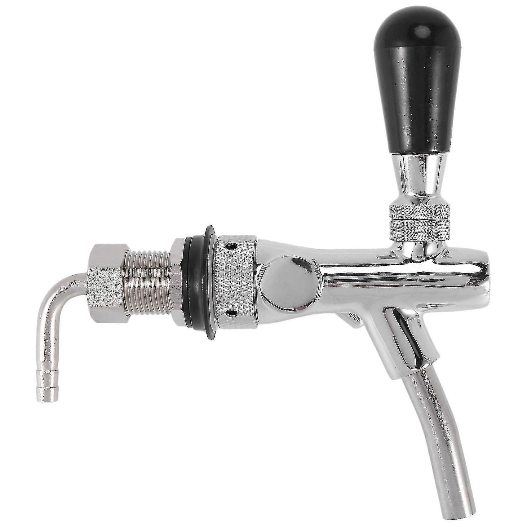 Adjustable Draft Beer Faucet With Flow Controller For Tap Homebrew Dispenser
