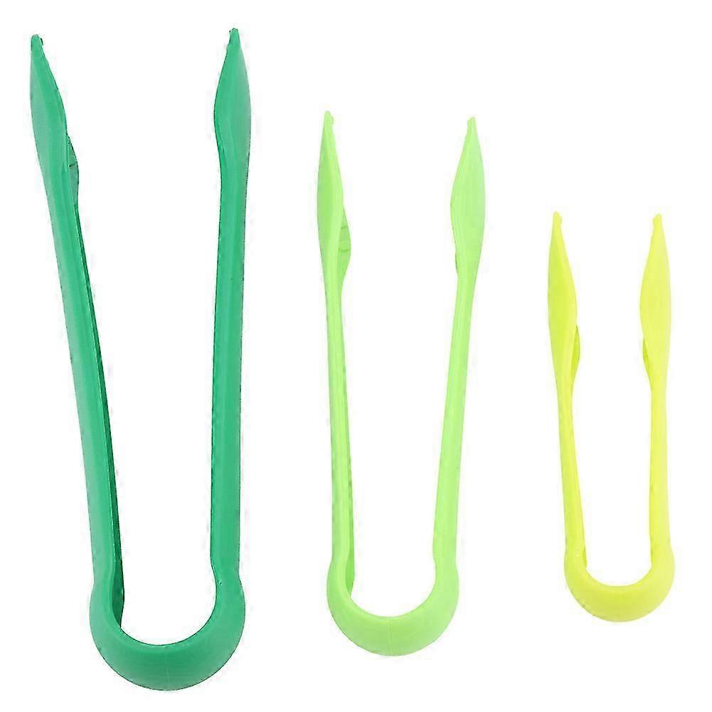 Multifunctional Plastic Bread Tongs for Household, Barbecue, and Snack Use