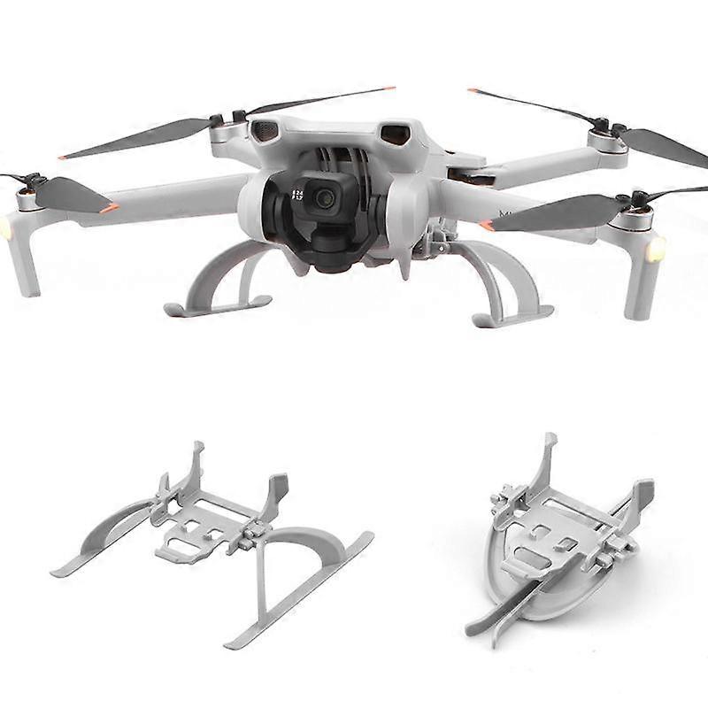 For DJI Mini 3 / 3 Pro BRDRC Folding Heightened Landing Gear Training Rack (Grey)