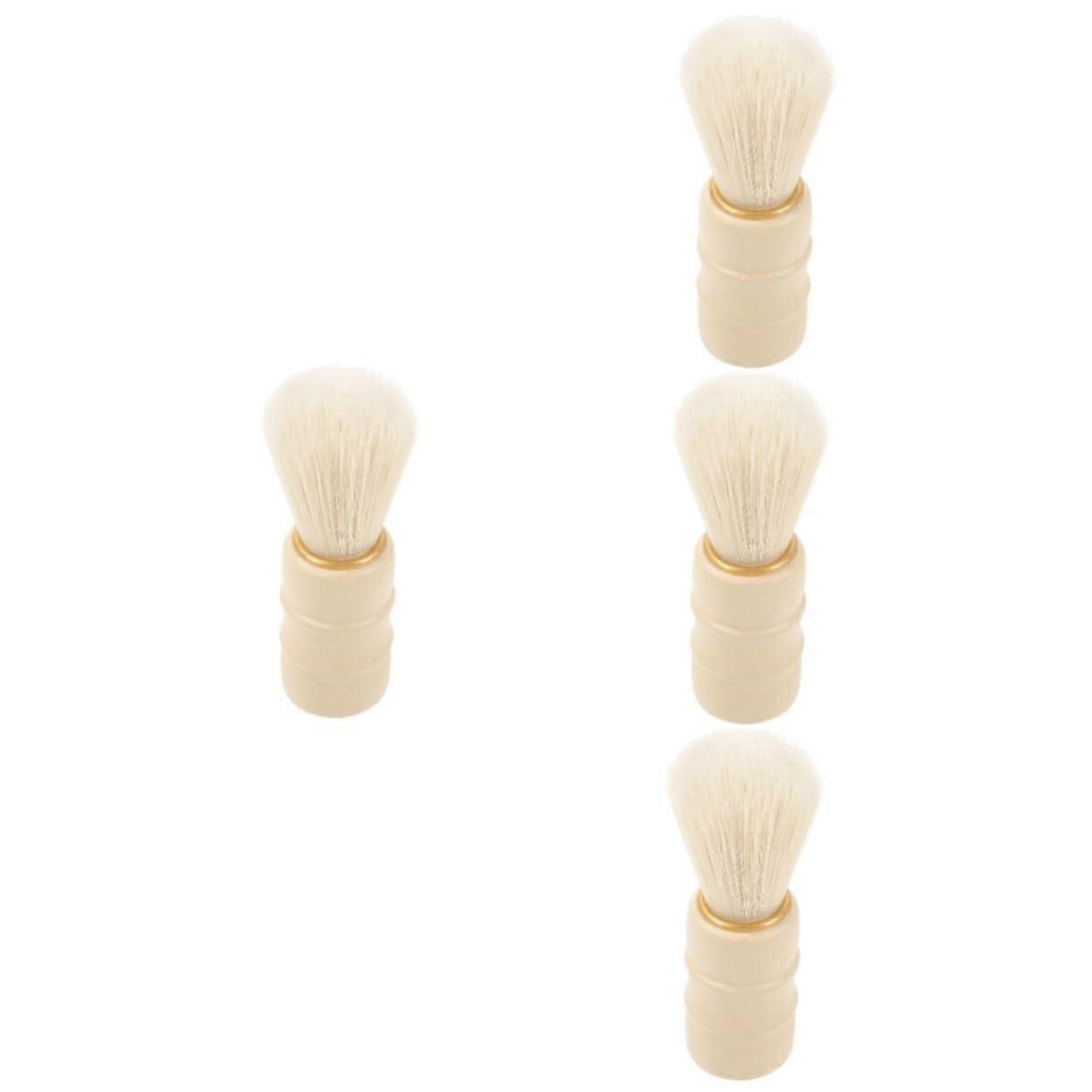 men's shaving brush with flat bottom, practical beard care brush for wet shaving