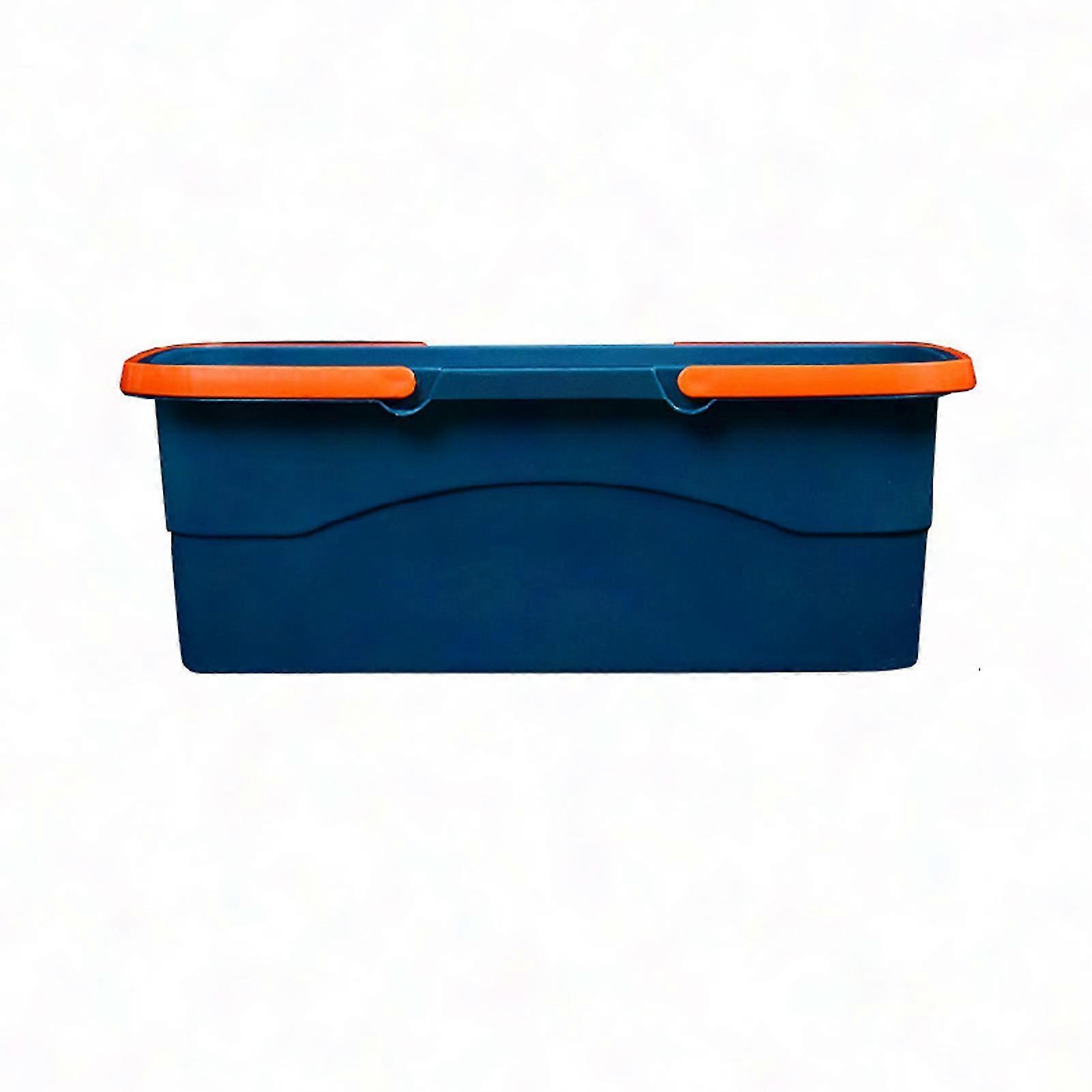 Large Rectangular Mop Bucket with Handle - Wide Opening for Bathroom, Kitchen & Camping