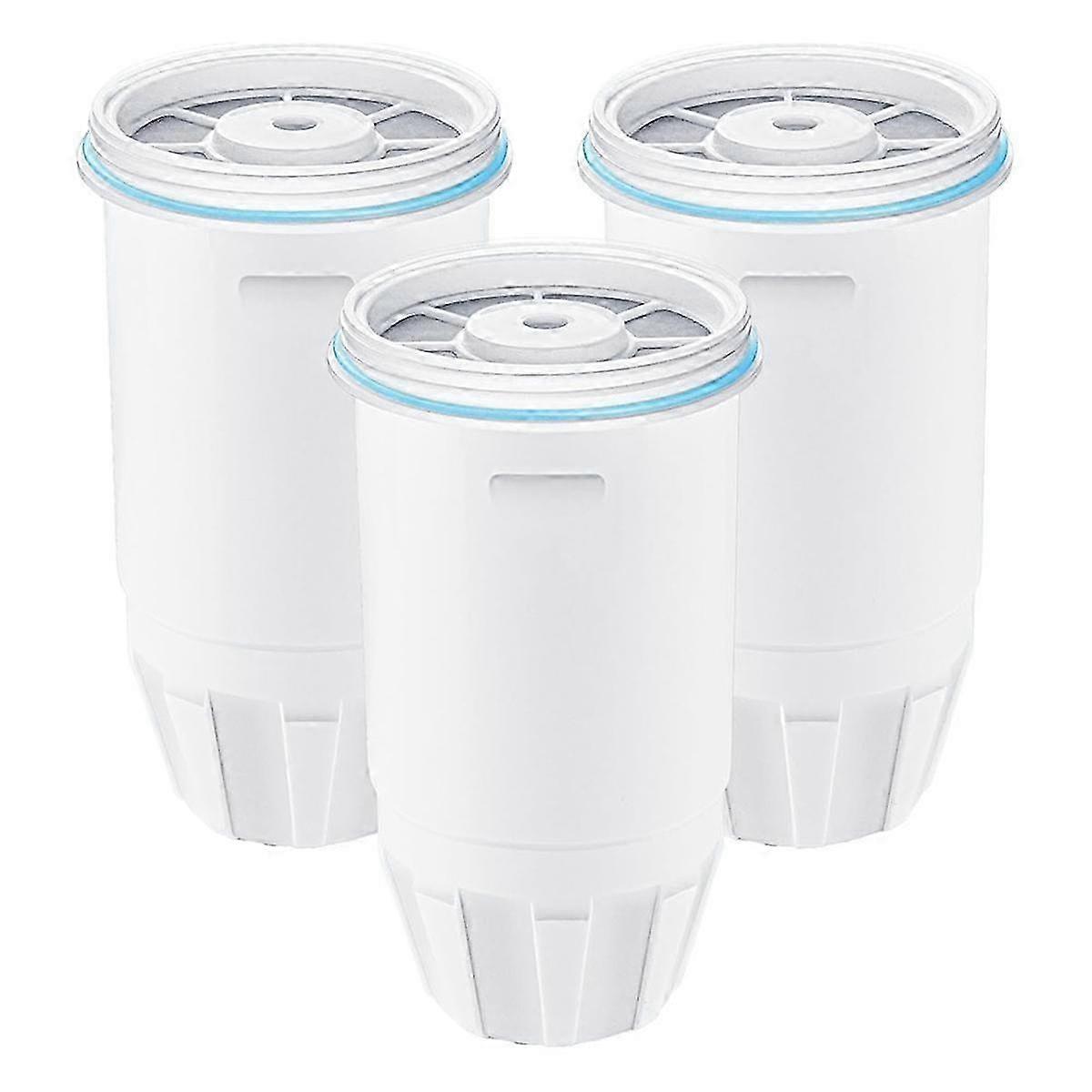3Pcs Water Filters Replacement for Zero ZR-001,ZR-003 ZR-004, ZR-006 Water Pitchers and Dispenser,Multi-Layer Filtration Edition 1107