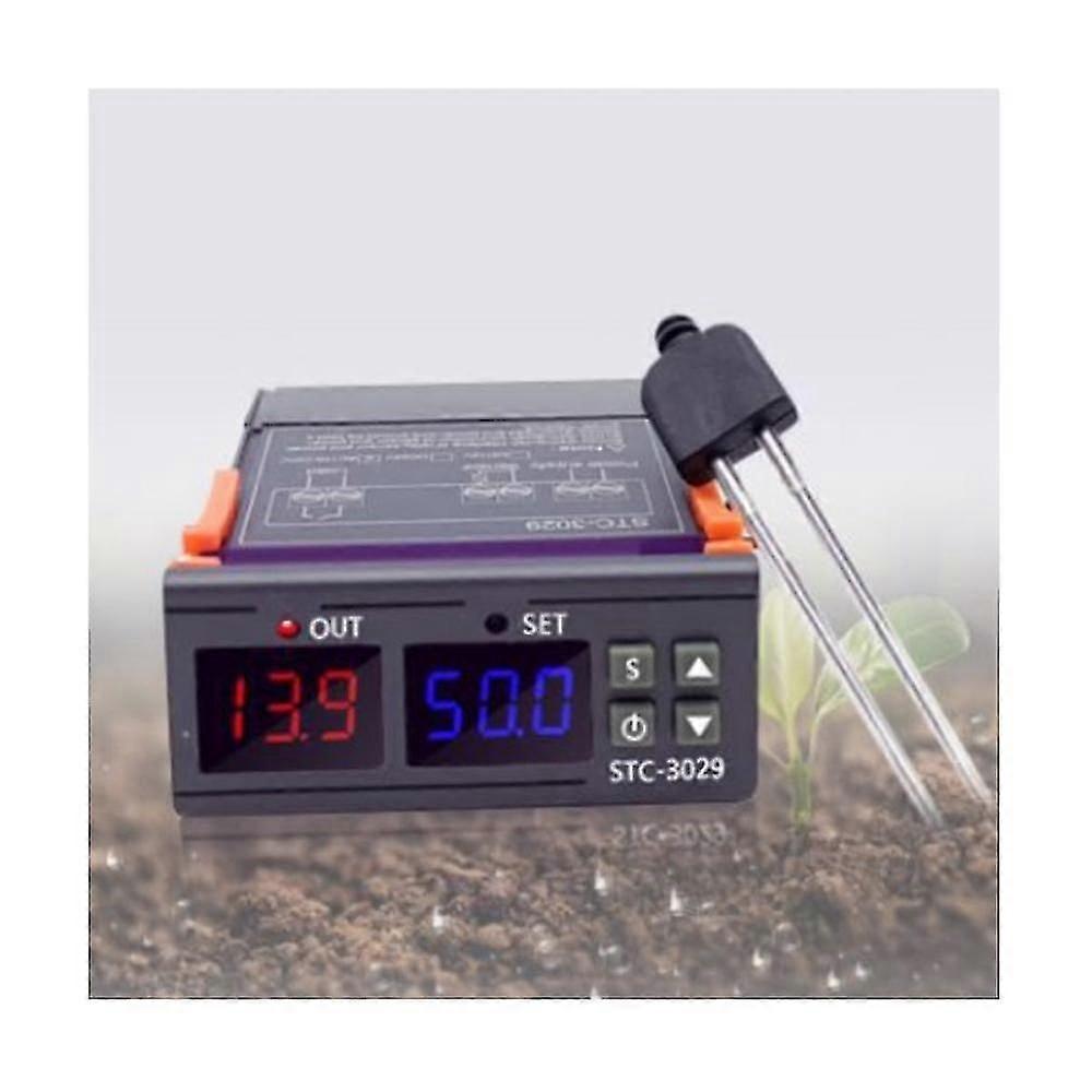 Stc-3029 Moisture Controller Soil Moisture Sensor Module Soil Moisture Tester For Plants Farming Dc-Yvan