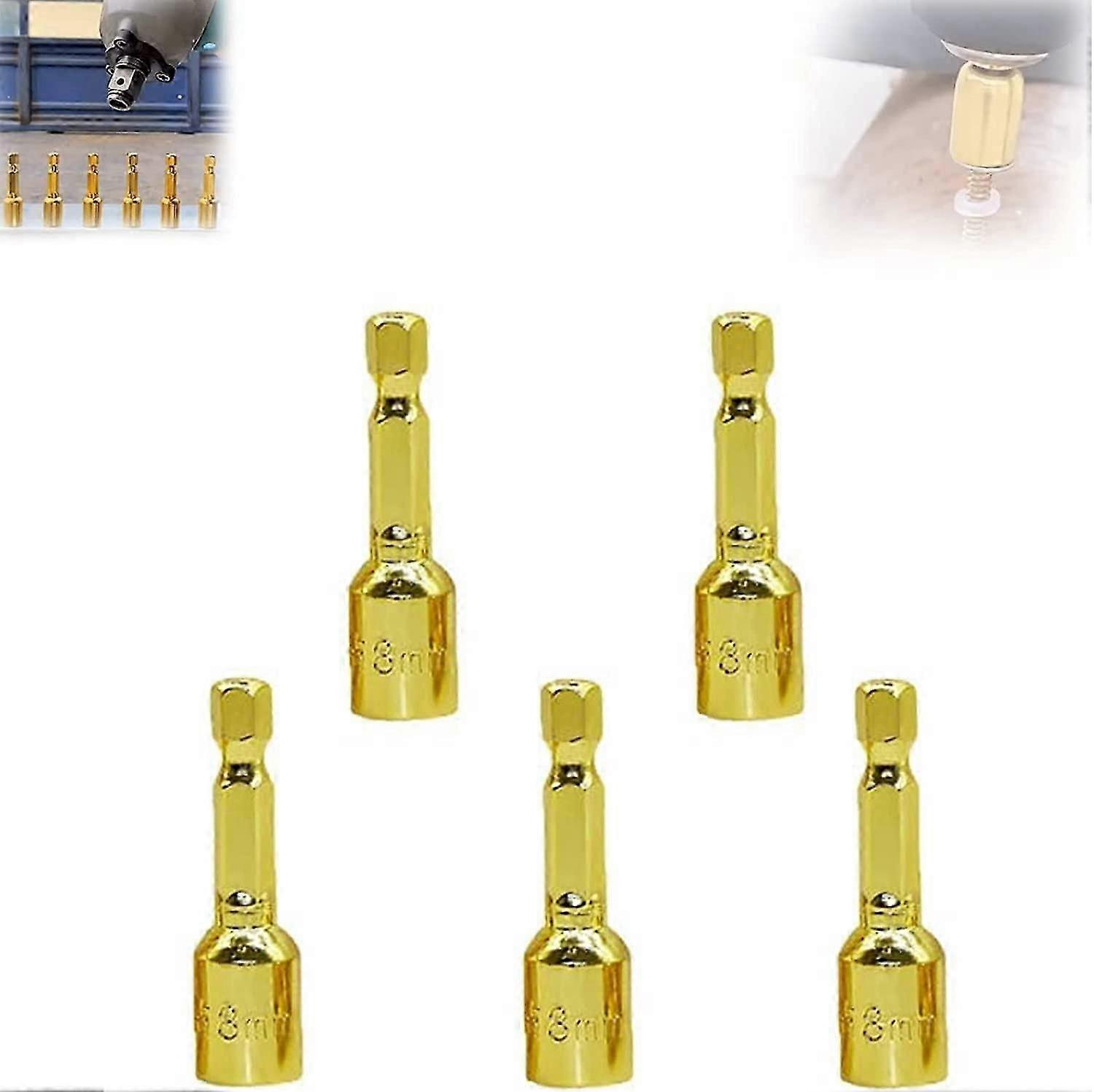 1/4 Inch Magnetic Hexagonal Bit Holder - Strong Grip Extension for Efficient Drilling