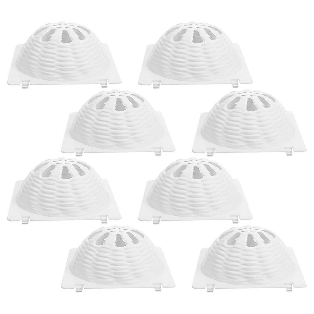 Plastic Bird Nest Covers 8pcs Set for Finches, Sparrows, Lovebirds & Parrots – Durable, Wear Resistant Design with Insert Protection for Safe Breeding