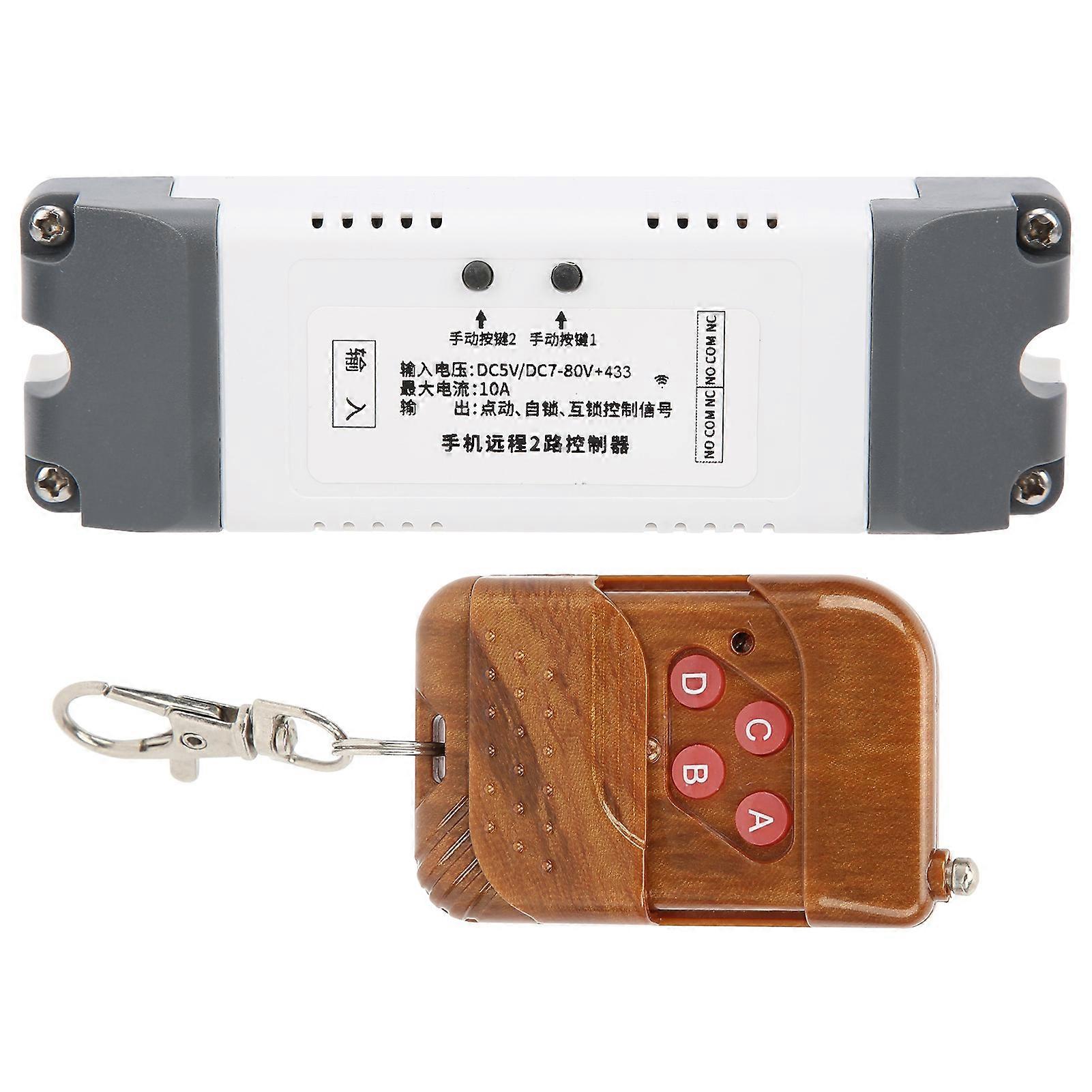 2 Channel Relay Smart Switch APP Voice Remote Control SelfLocking Inching WiFi Module