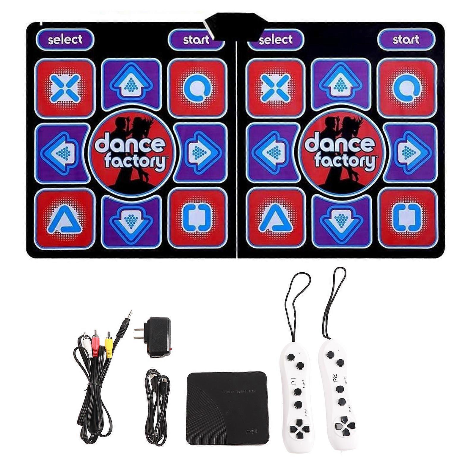 Double Wireless Mat Home Computer TV Dual‑use Interface Somatosensory Dancing Machine Weight Loss Running Game Blanket