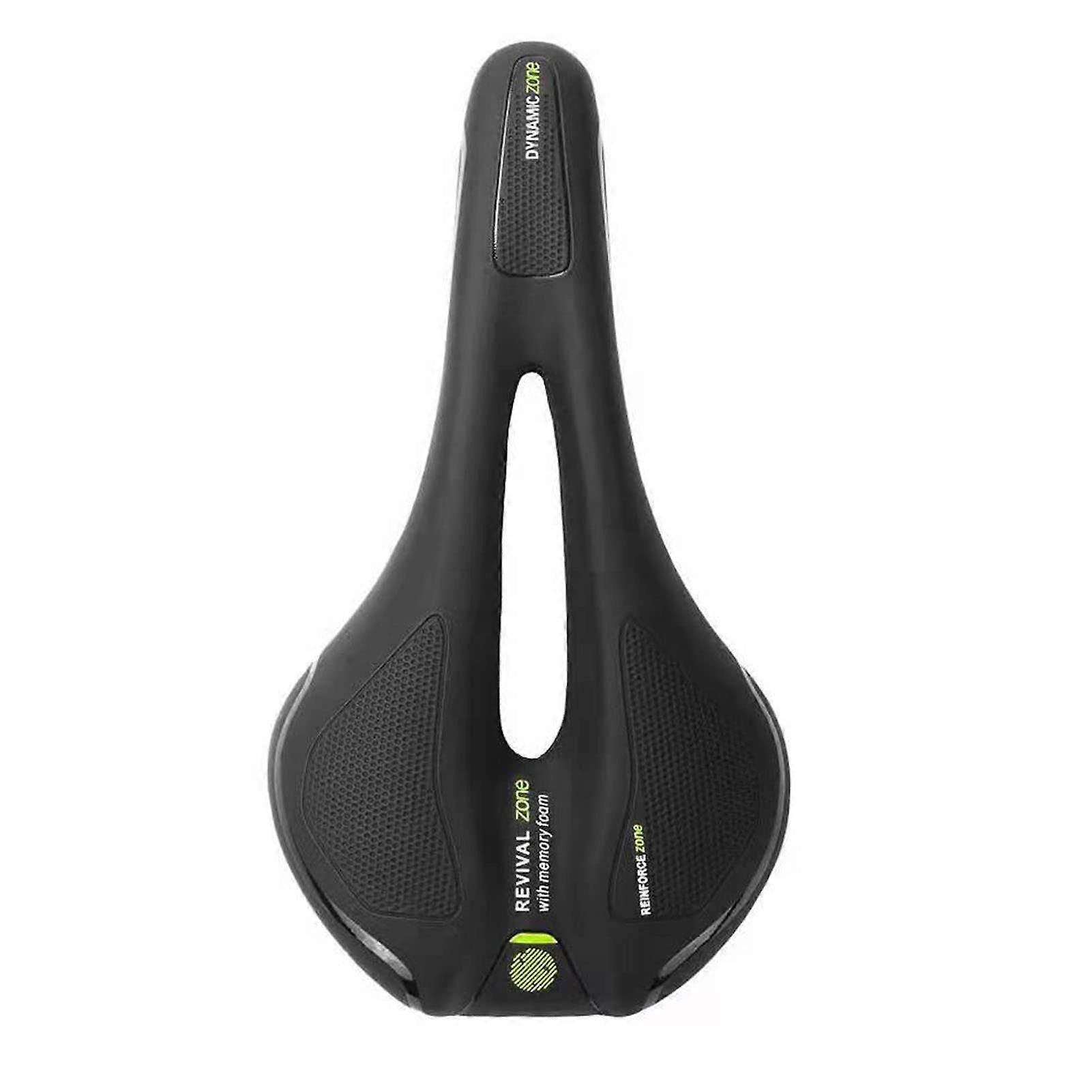 Bicycle Saddle Memory Foam Ergonomic Shock-Absorbing Breathable Waterproof For E-Bikes, Hiking And Touring Bikes