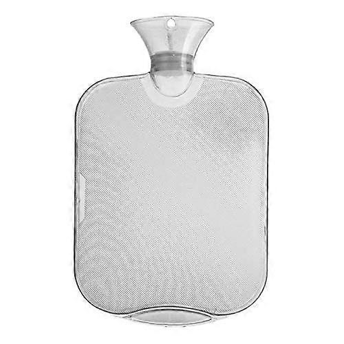 2L hot water bag – clear water filling, winterproof, durable density pouch, hand warmer with thick bottle pocket