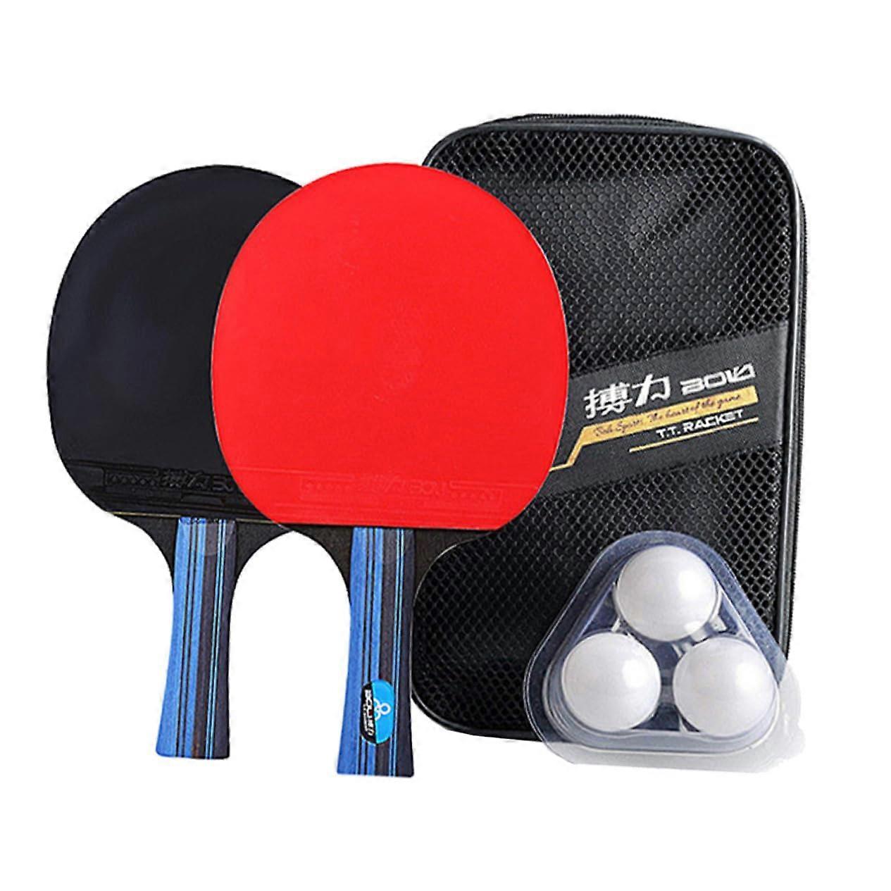 Pong Paddle Table Tennis Bat Set - Double Sided, Durable, Lightweight, Professional TT Paddles for All Skill Levels