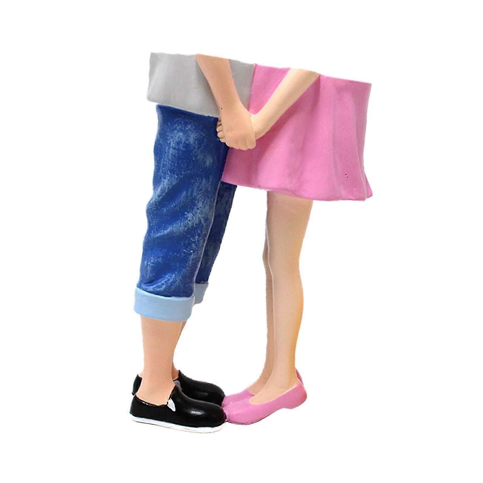 Couple Sculpture Ring Case Storage Box for Dressing Table Fireplace Tabletop