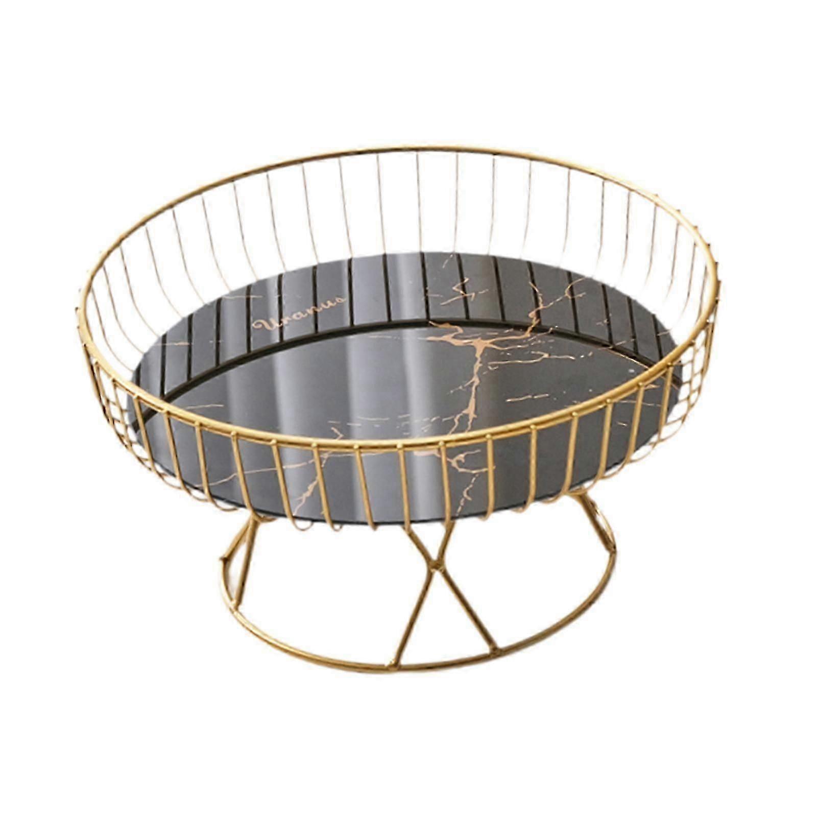 Fruit Serving Bowl Creative Container for Tea Bar Kitchen Countertop Cabinet green base