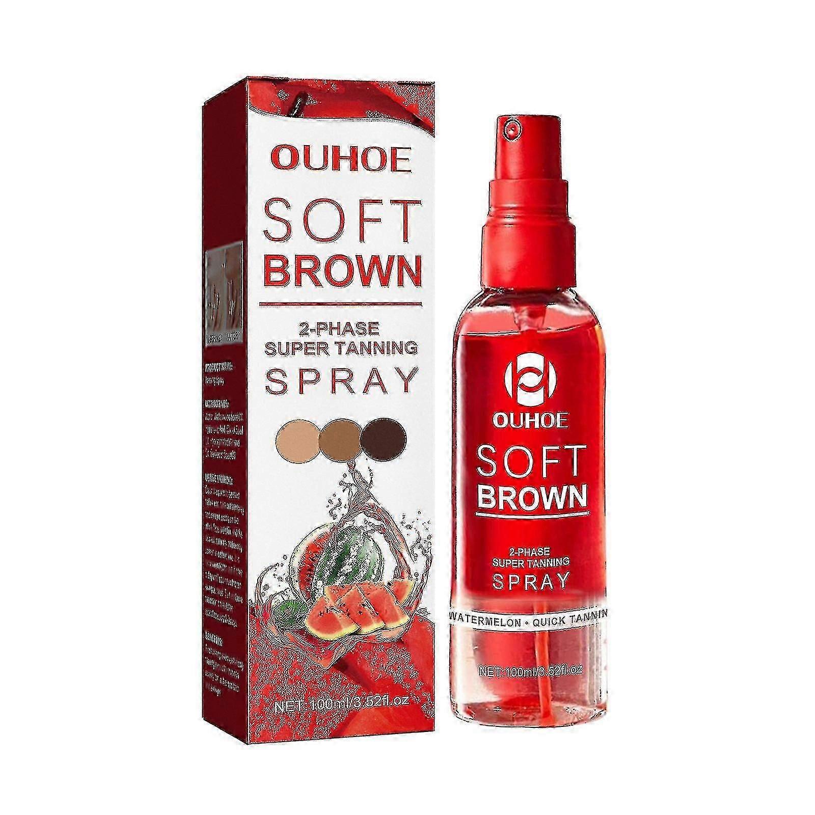 رذاذ الدباغة Ouhoe ، الدباغة الذاتية في الهواء الطلق بدون دباغة ، بخاخ دباغة الجمال المرطب للبشرة 100 مل 3241185025229