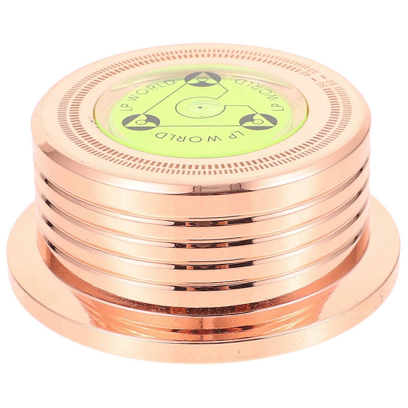 Golden Vinyl Record Weight Stabilizer for Excellent Sound Quality and Anti Vibration with Aluminium Alloy 1pc