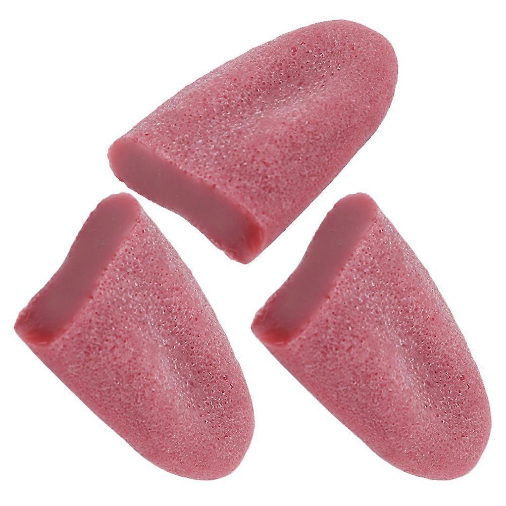 Toys Realistic Fake Tongue For Adults Party Enthusiasts Tongue Shaped Pink 5 50X3 80X1 20CM Prankster 3Pcs